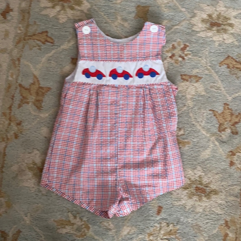 Nursery Rhyme car appliqué shortall